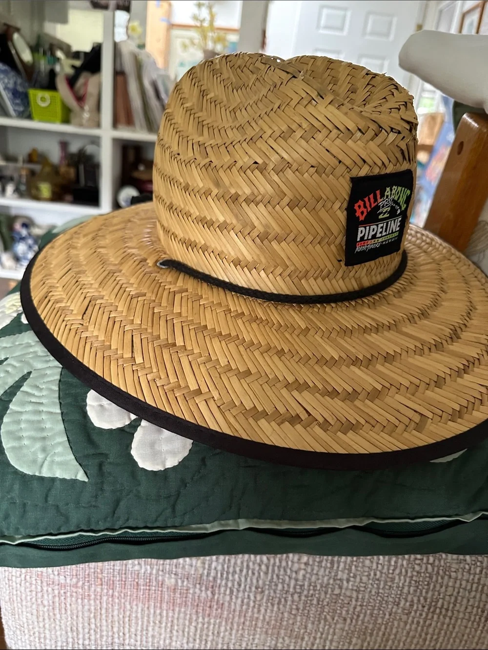 Billabong Pipe Tides lifeguard hat with Pro Pipeline North Shore Hawaii patch.